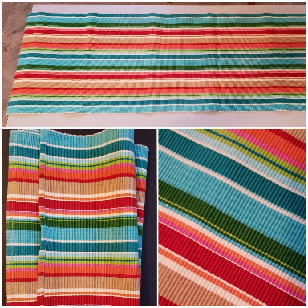 Rainbow cotton Runner / #3 items
